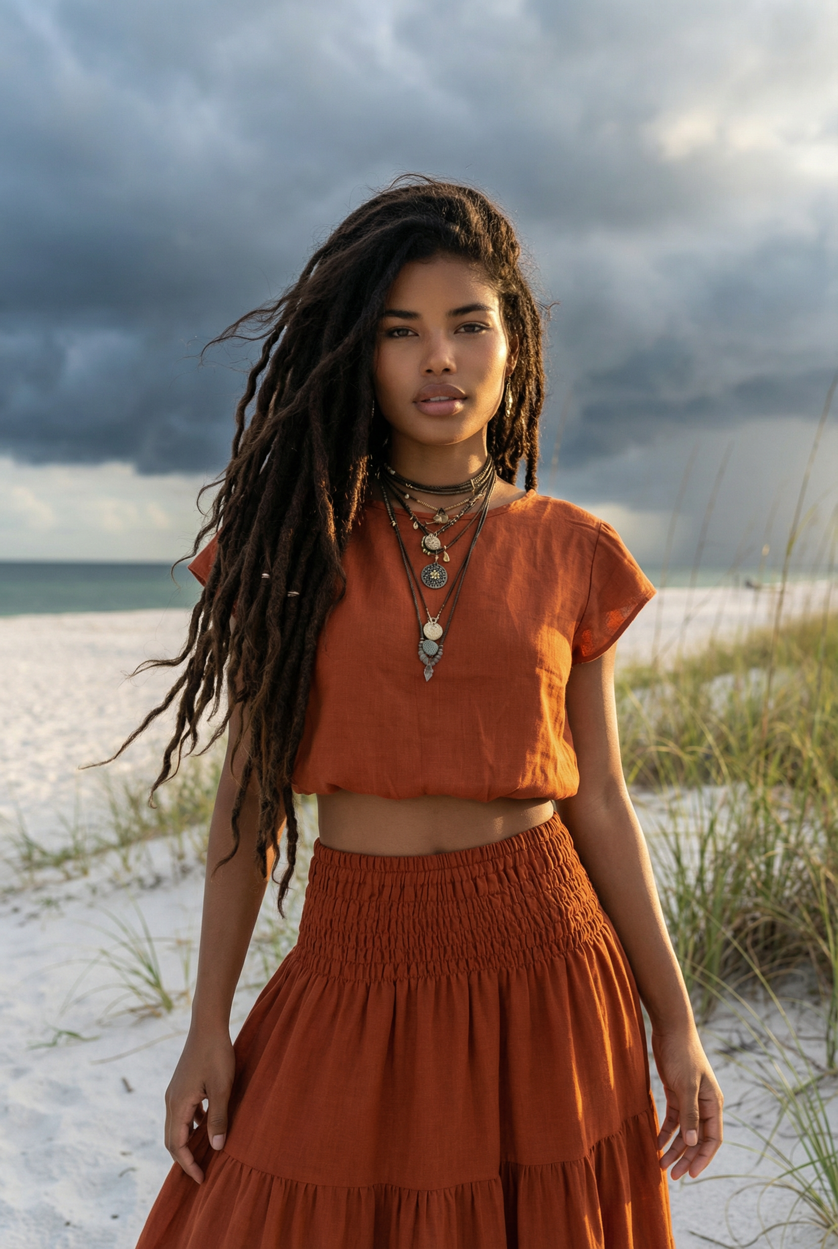 Cap Crop Top Sina Rust – Thaluta