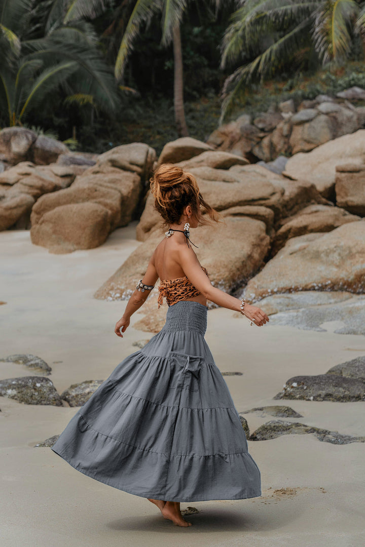 Maxi Skirt Keela Grey