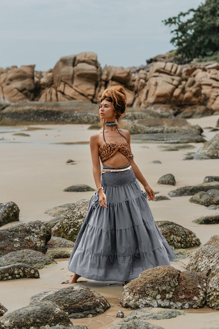 Maxi Skirt Keela Grey