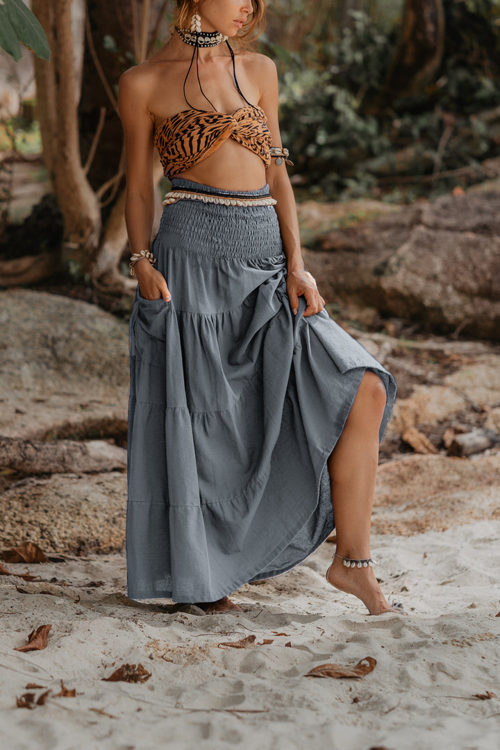 Maxi Skirt Keela Grey