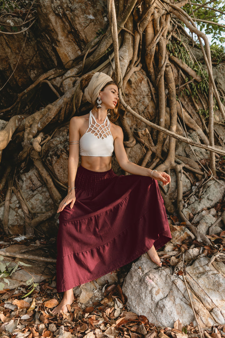 Maxi Skirt Keela Red