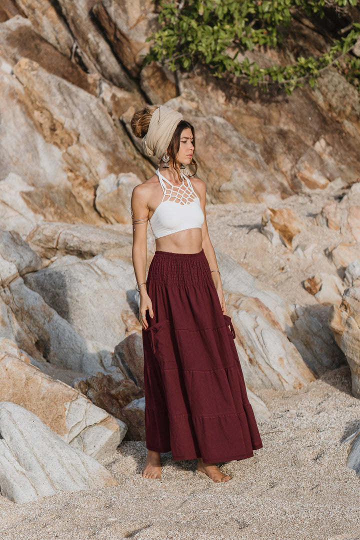 Maxi Skirt Keela Red