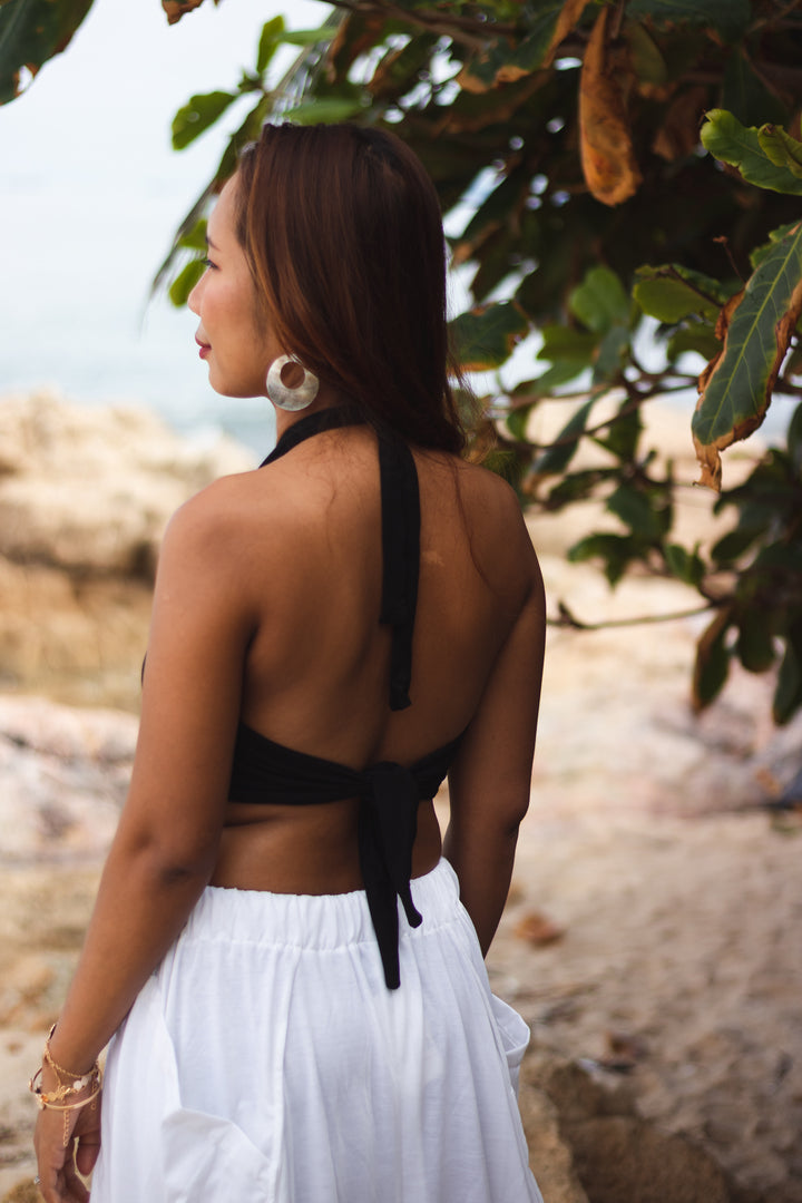 Macrame Top Pali Black