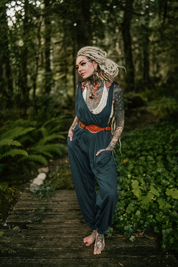 Loose Fit Jumpsuit Morgan Teal