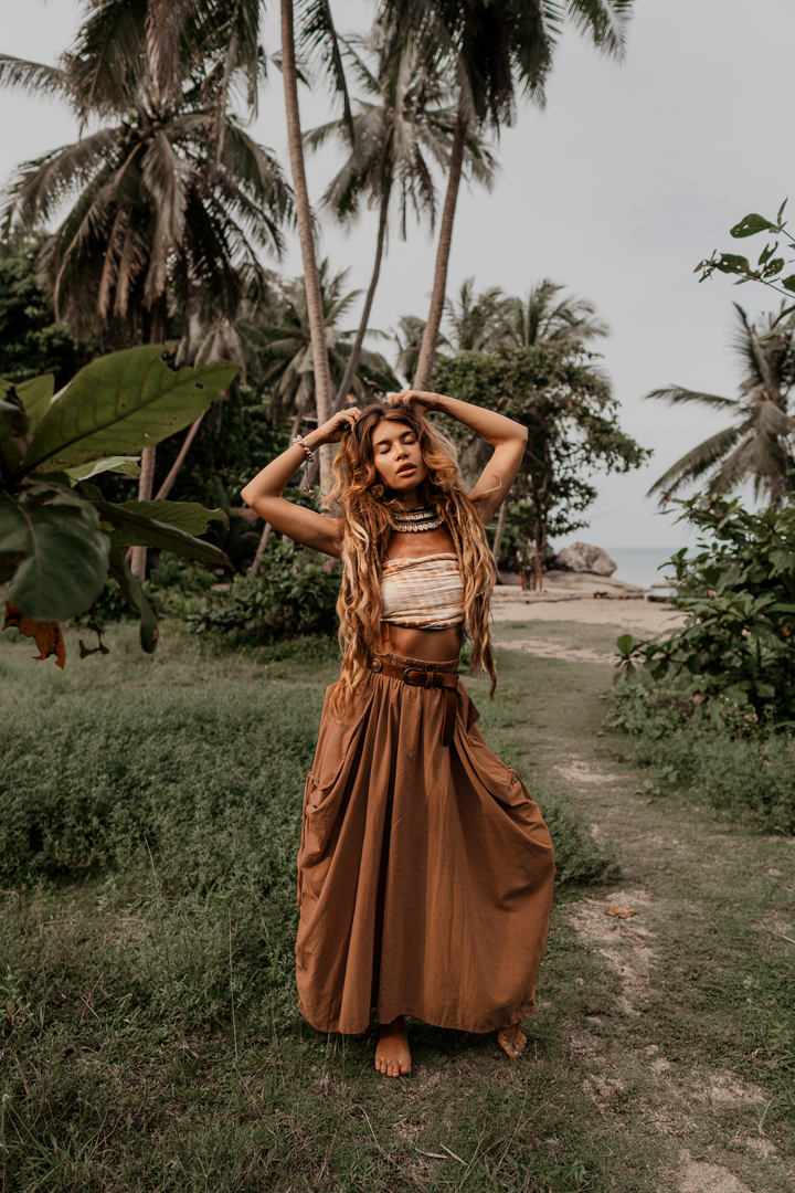 Maxi Skirt Alaina Burnt Orange