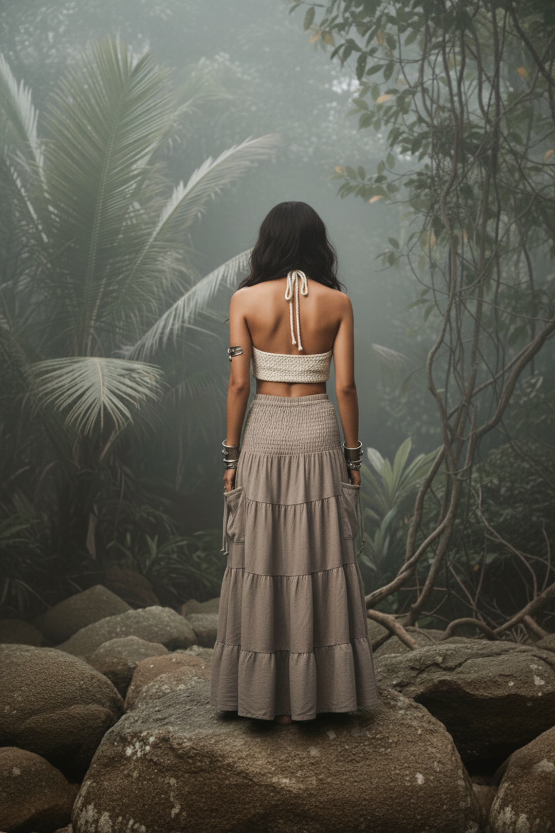 Maxi Skirt Keela Beige