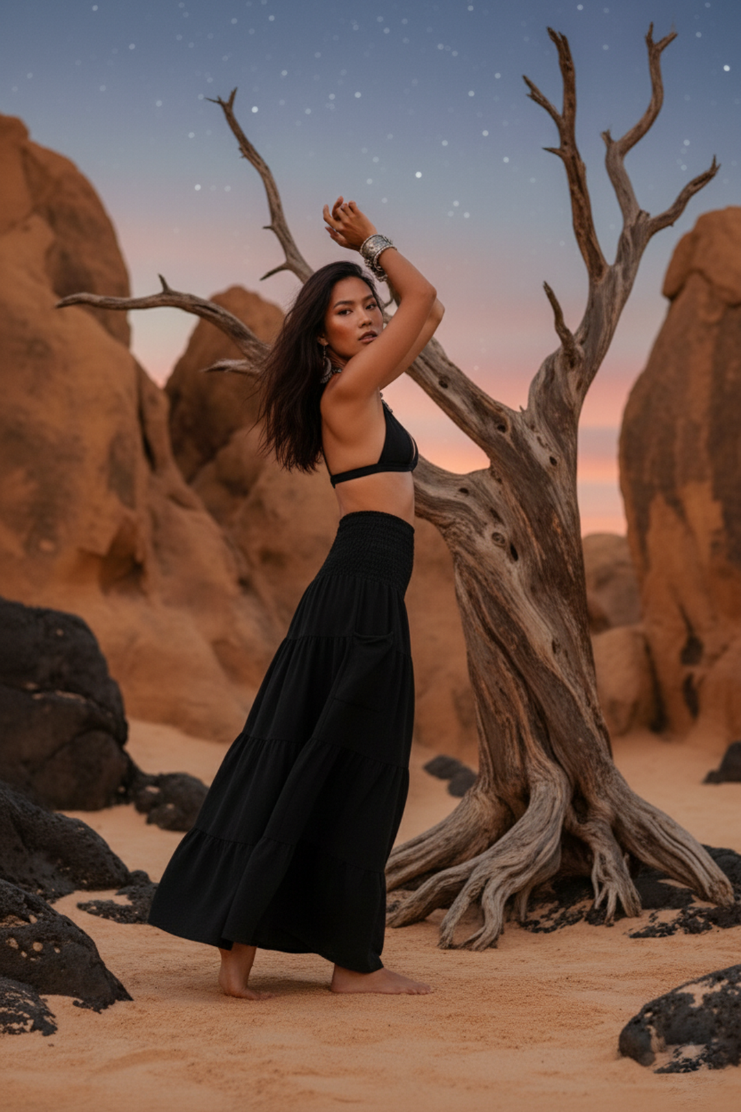 Maxi Skirt Keela Black