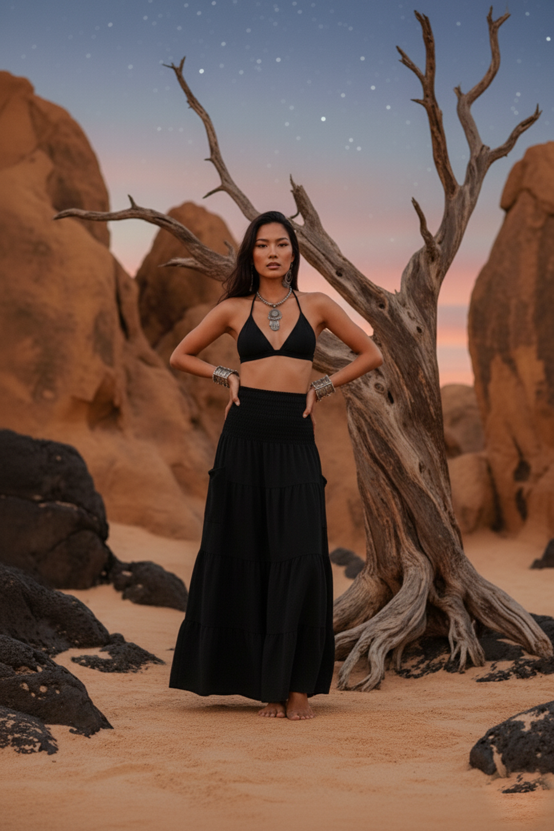 Maxi Skirt Keela Black