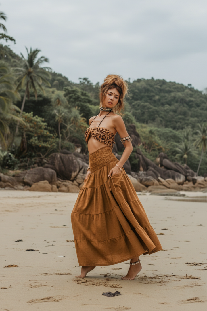 Maxi Skirt Keela Copper