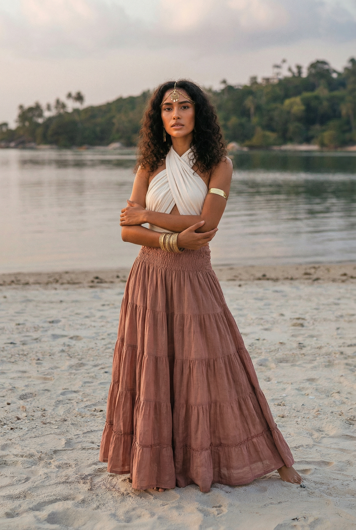 Maxi Skirt Moana Sandstone