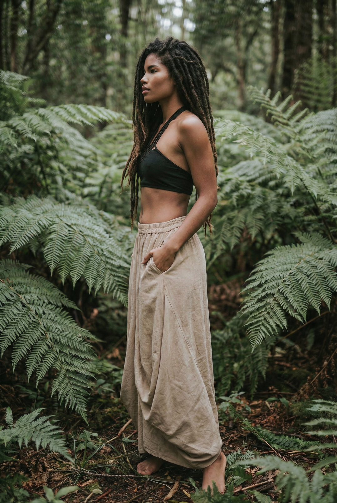 Leilani Maxi Skirt Beige