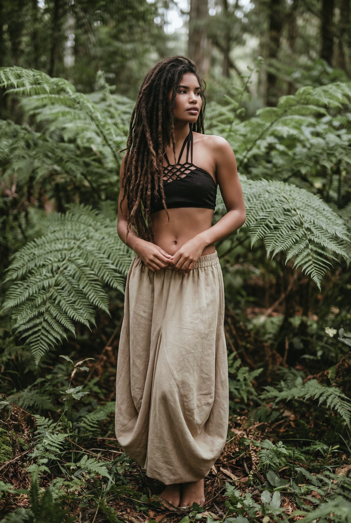 Leilani Maxi Skirt Beige