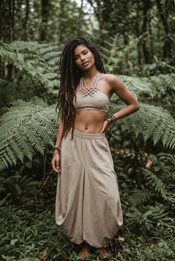 Leilani Maxi Skirt Beige