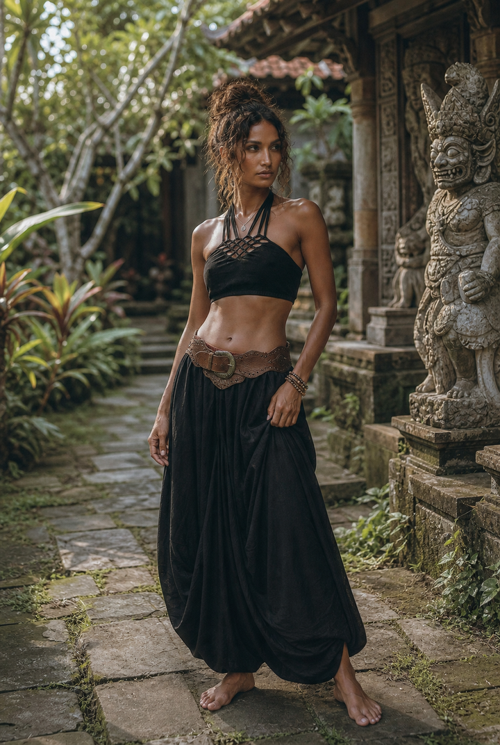 Leilani Maxi Skirt Black