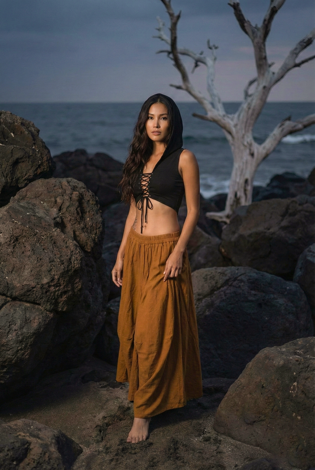 Leilani Maxi Skirt Copper