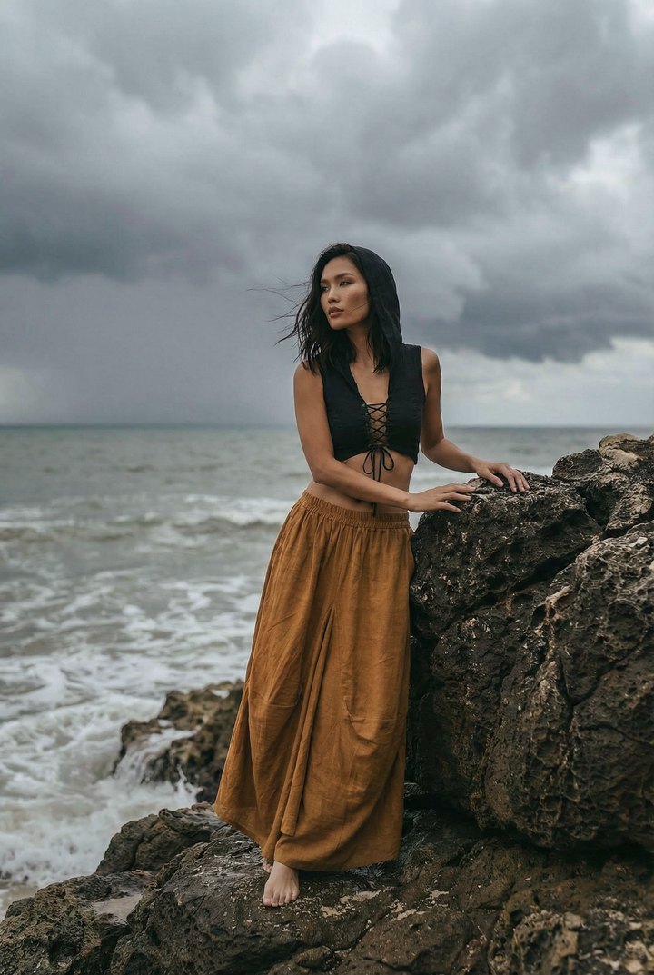 Leilani Maxi Skirt Copper