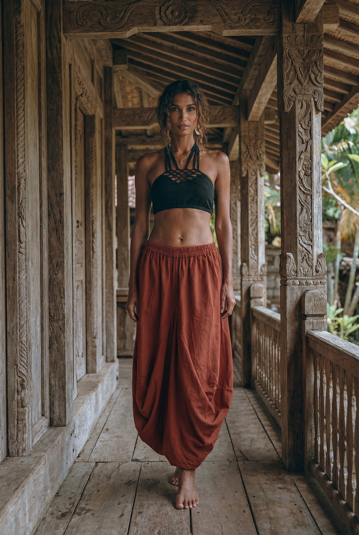 Leilani Maxi Skirt Rust