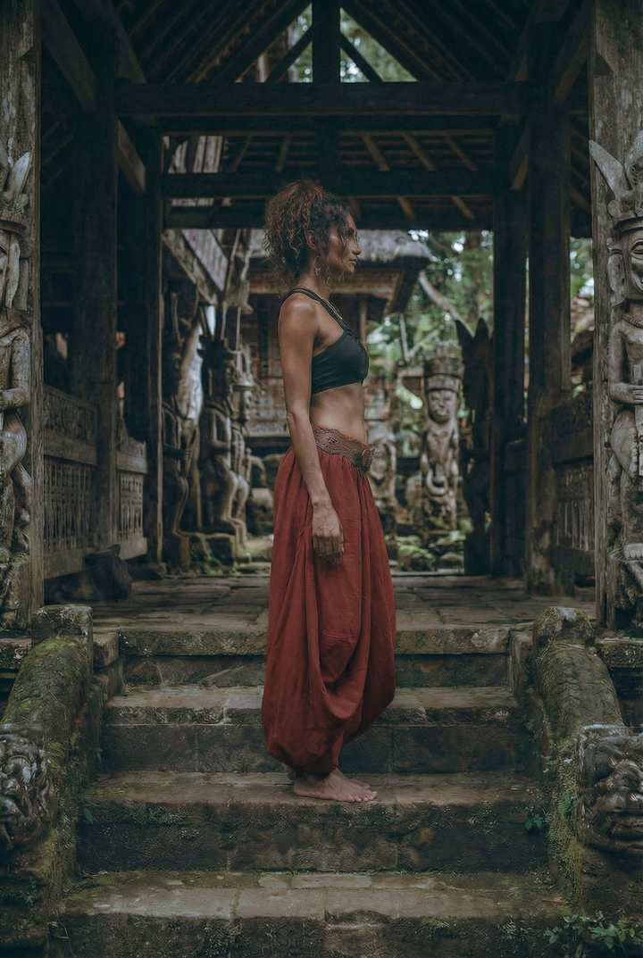 Leilani Maxi Skirt Rust
