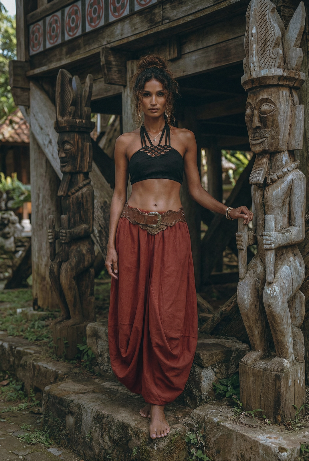 Leilani Maxi Skirt Rust