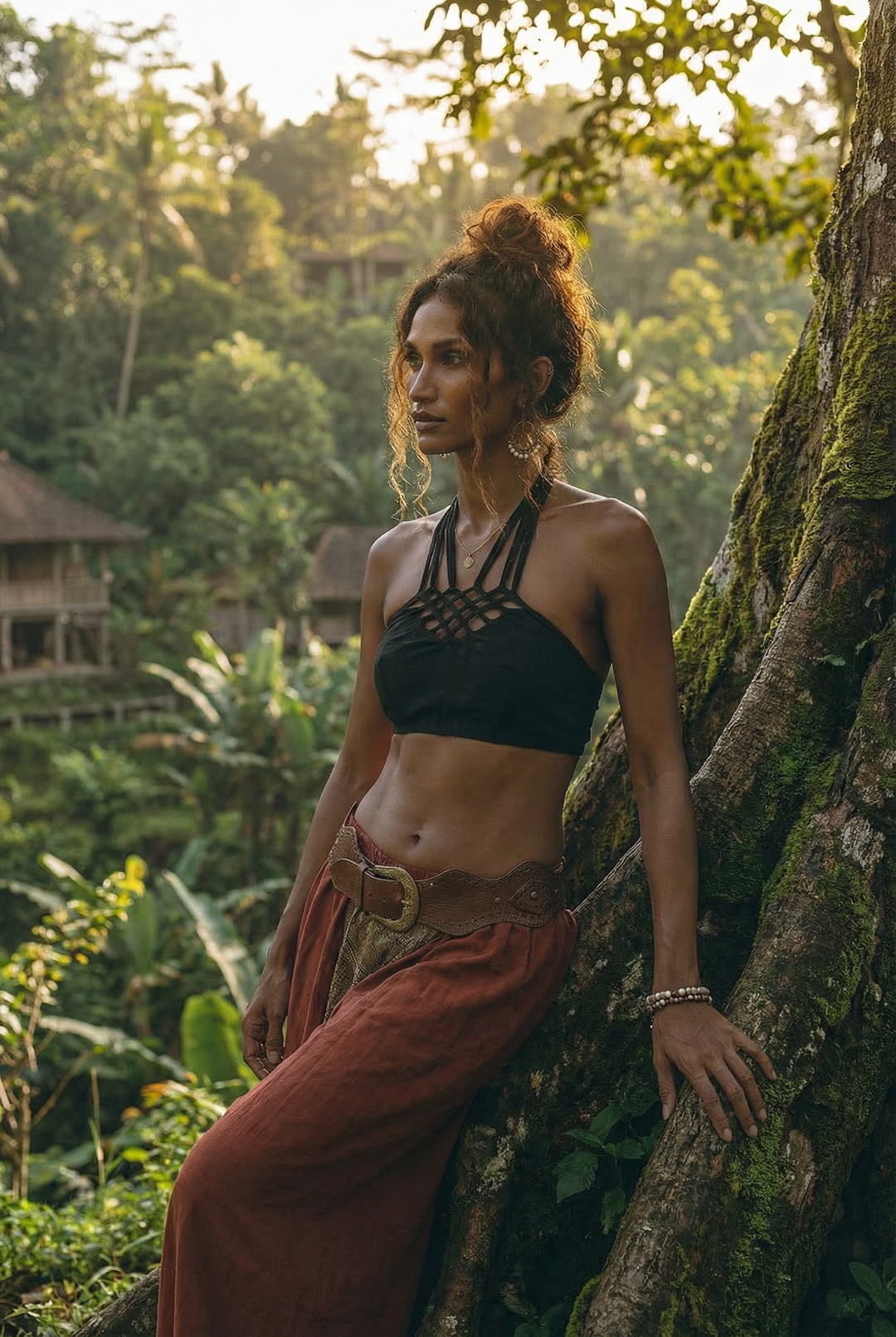 Macrame Top Pali Black