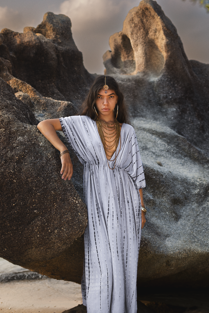 Nola Dress Light Grey