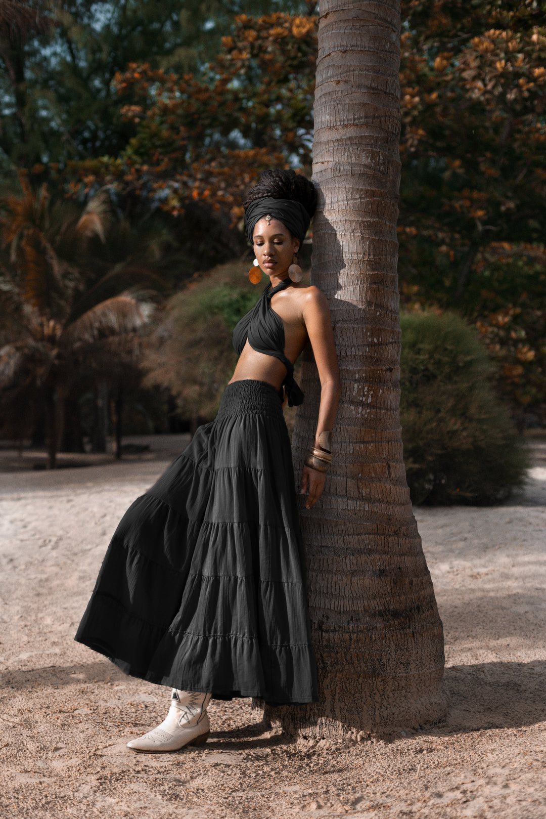 Maxi Skirt Moana Black