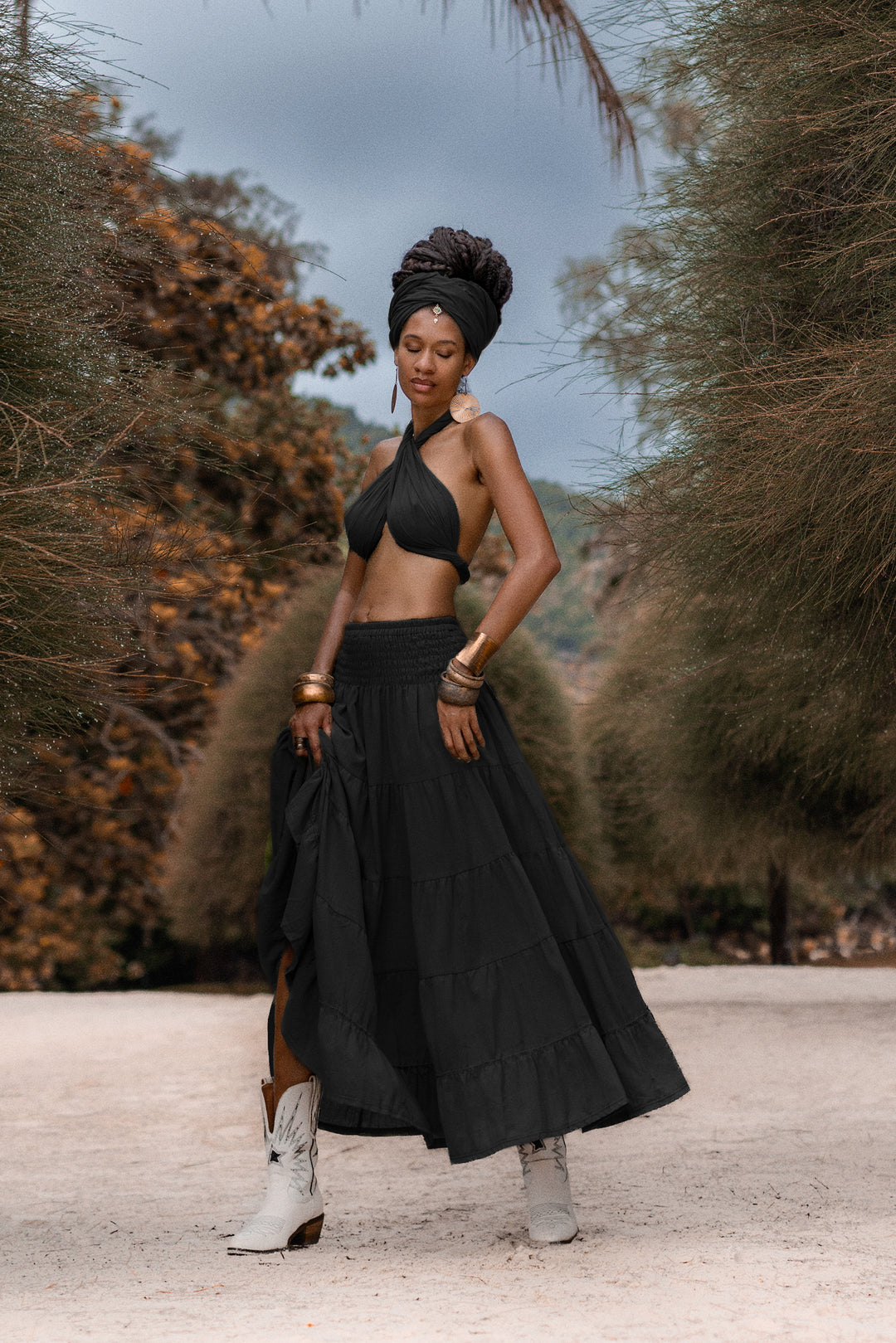 Maxi Skirt Moana Black