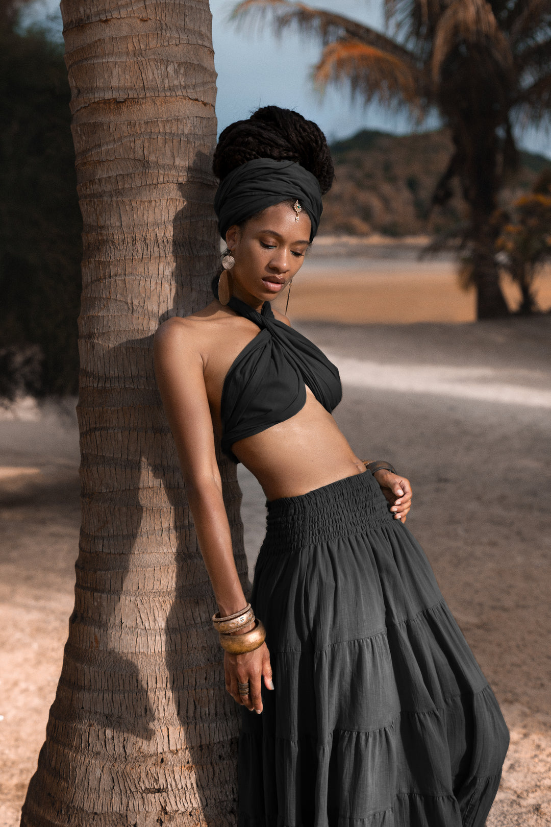 Maxi Skirt Moana Black