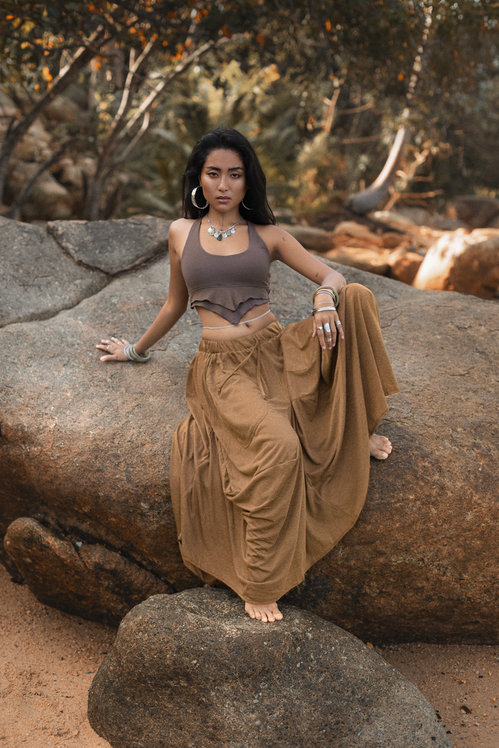 Boho Maxi Skirt Nariya Copper