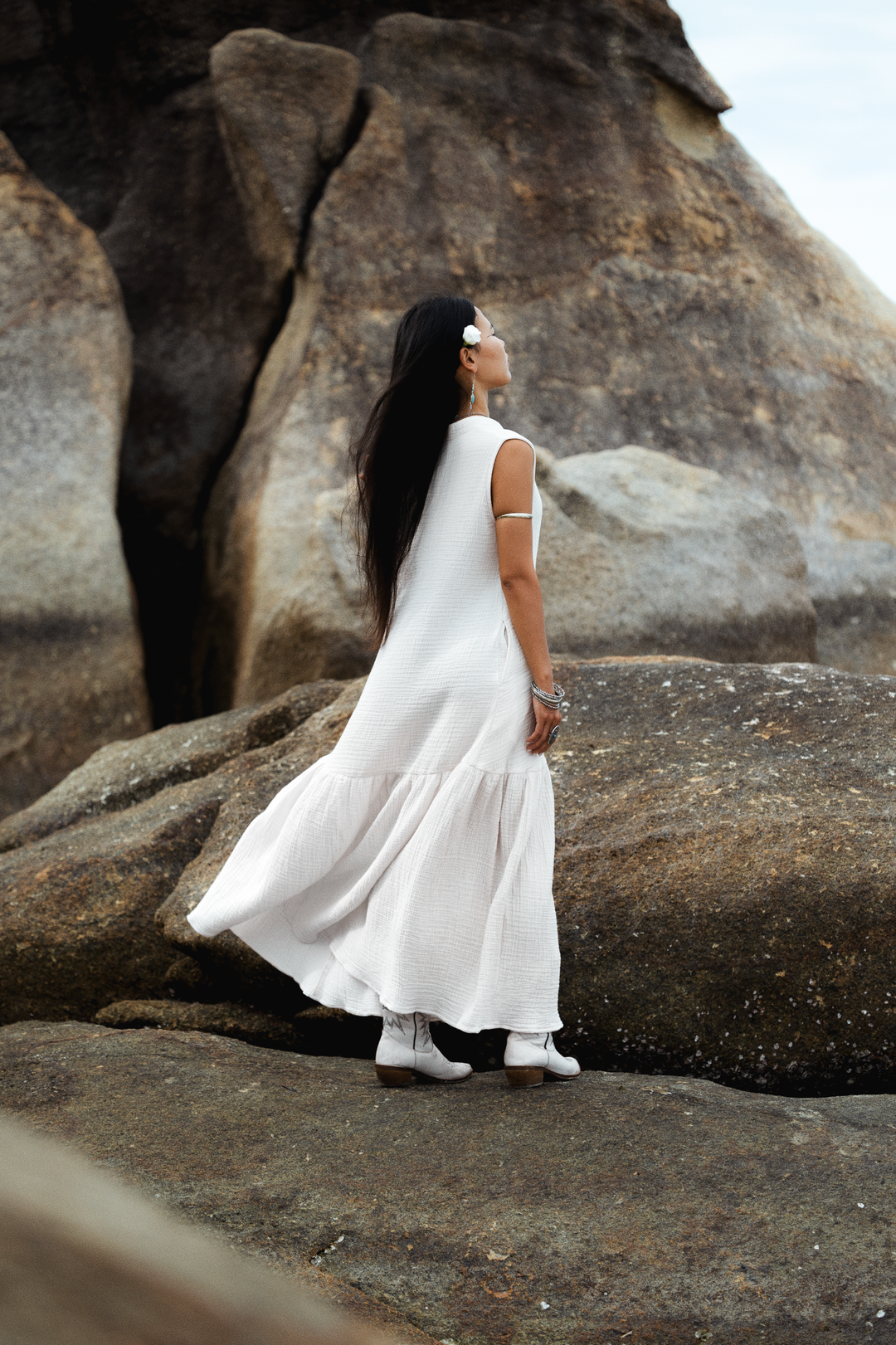 Cotton Dress Aiyana Off-White