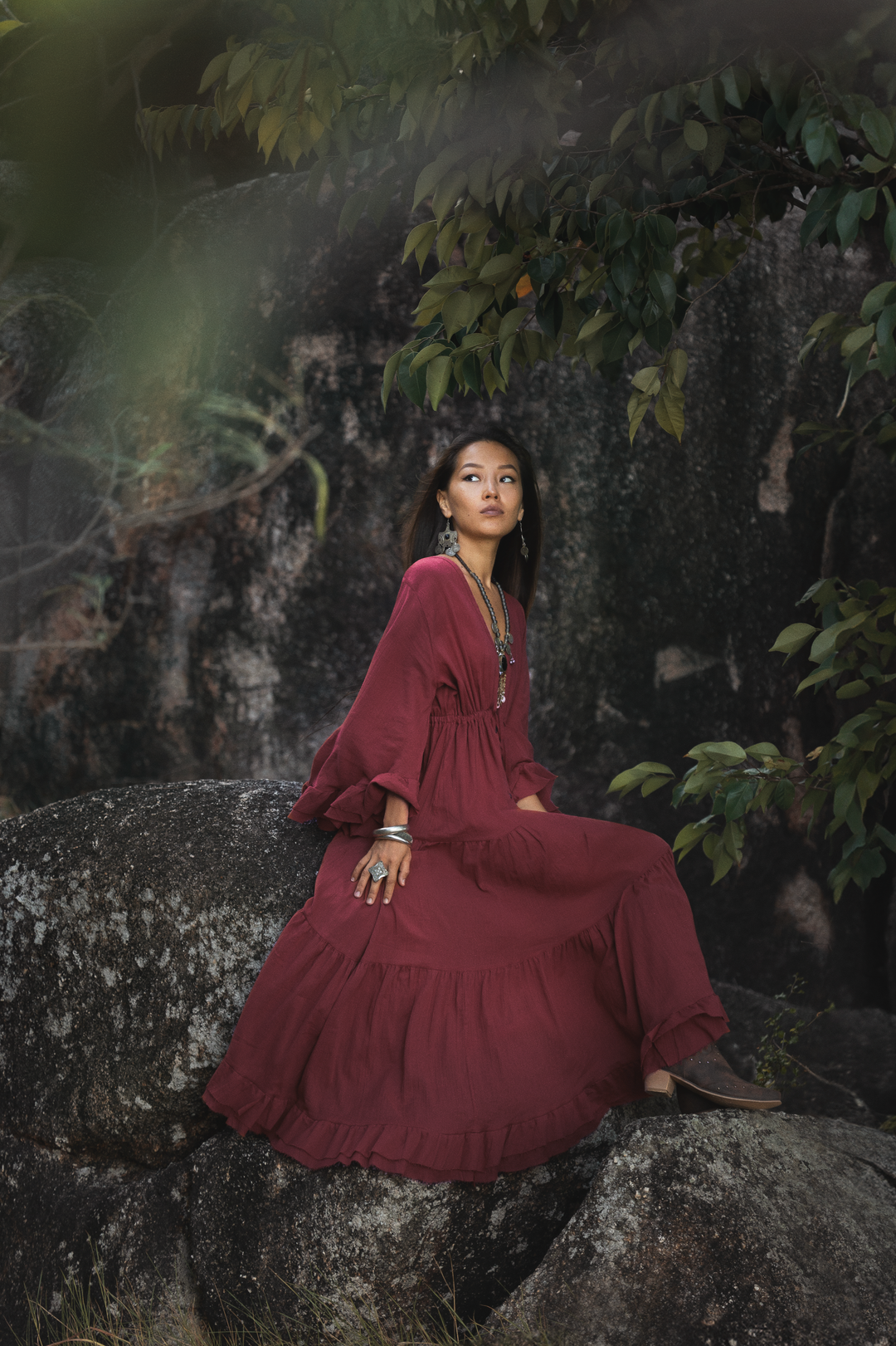 Maxi Dress Ayu Red