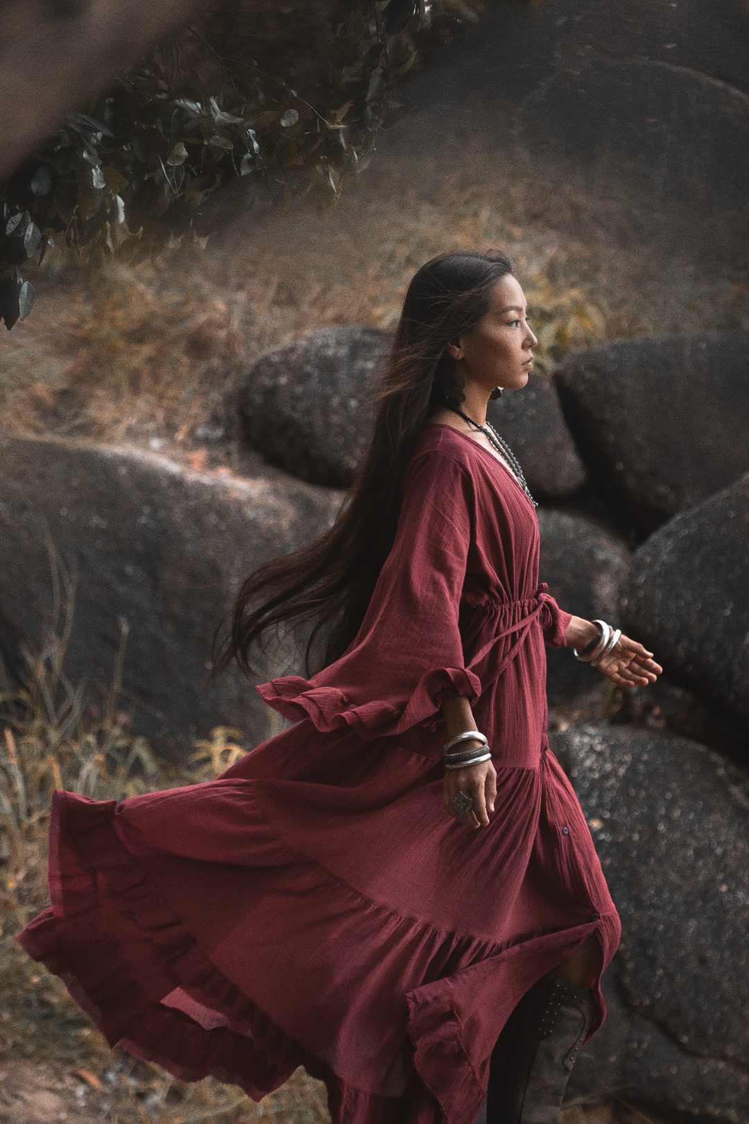 Maxi Dress Ayu Red