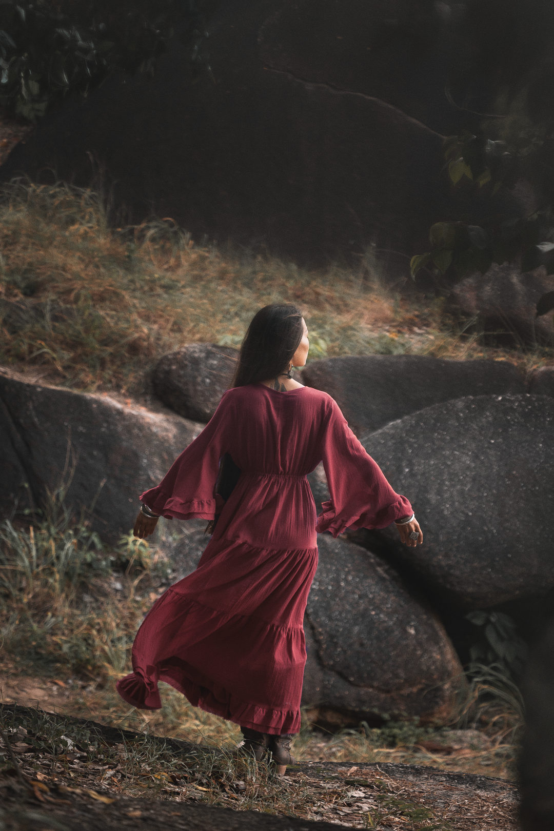 Maxi Dress Ayu Red