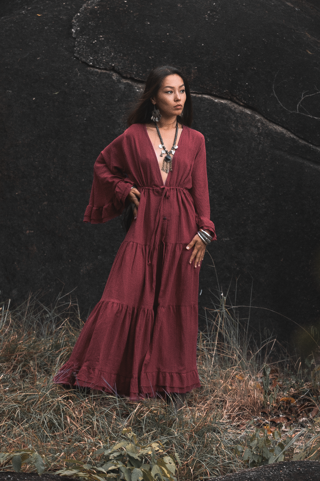 Maxi Dress Ayu Red