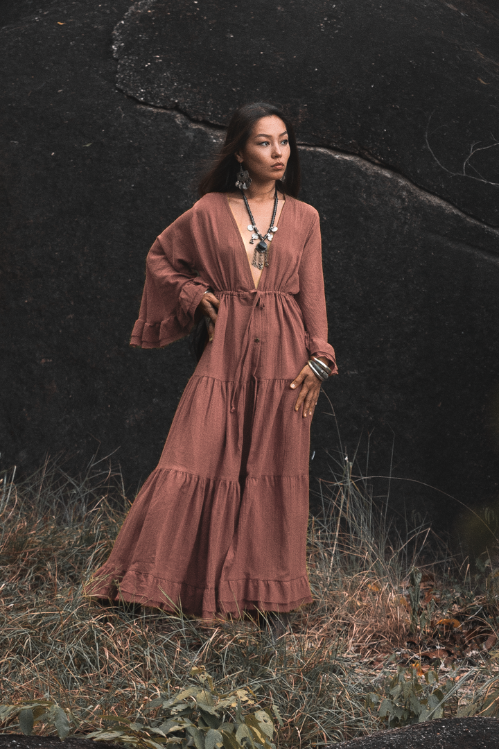 Maxi Dress Ayu Sandstone