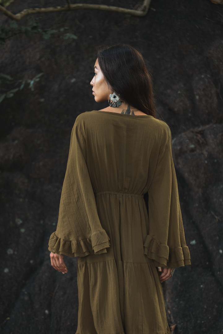 Maxi Dress Ayu Olive
