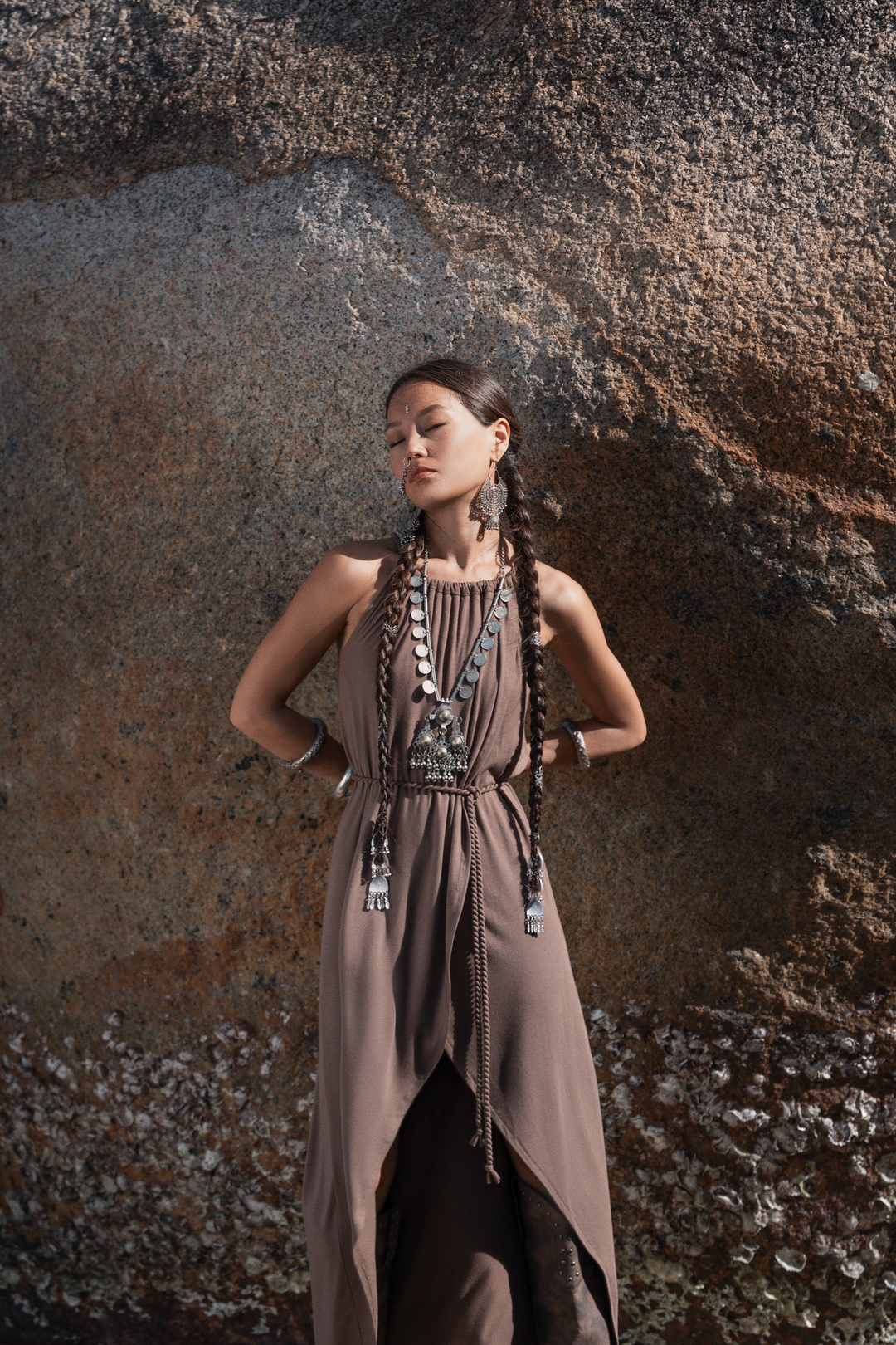 Dune Wrap Dress Mocha