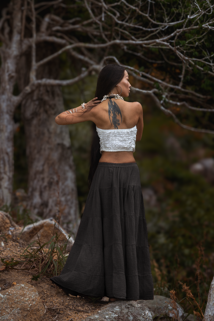 Maxi Boho Gauze Skirt Alisa
