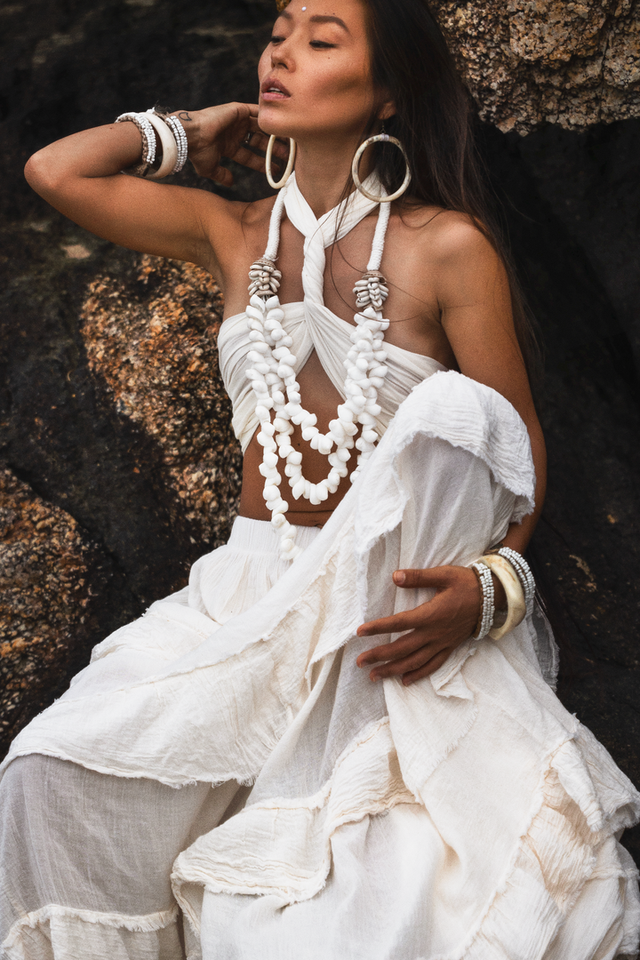 Headscarf Wrap Rachini Cream