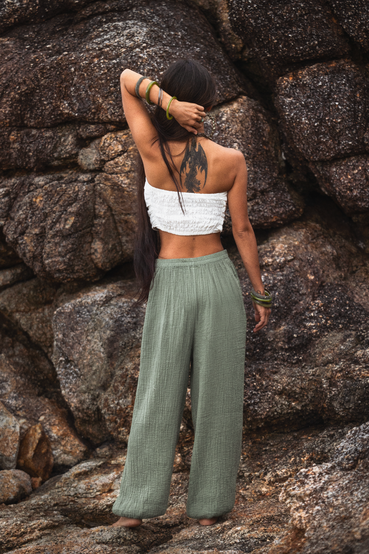 Yogana Pants Sage Grey