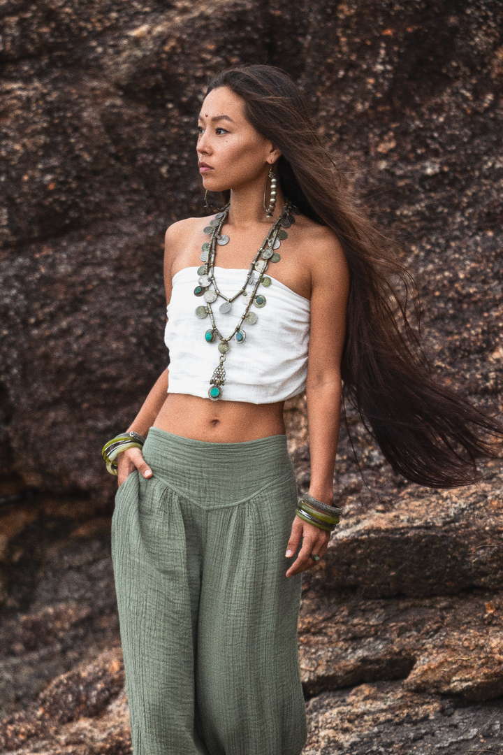 Yogana Pants Sage Grey