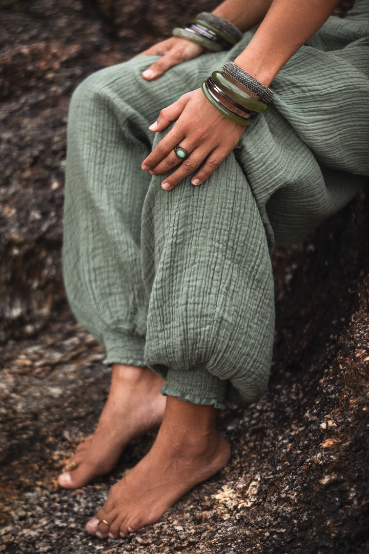 Yogana Pants Sage Grey