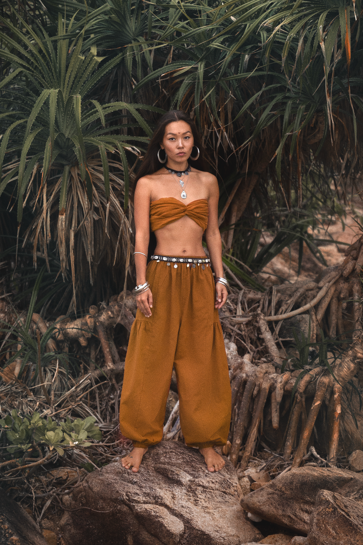 Natural Yoga Pants Aura Copper