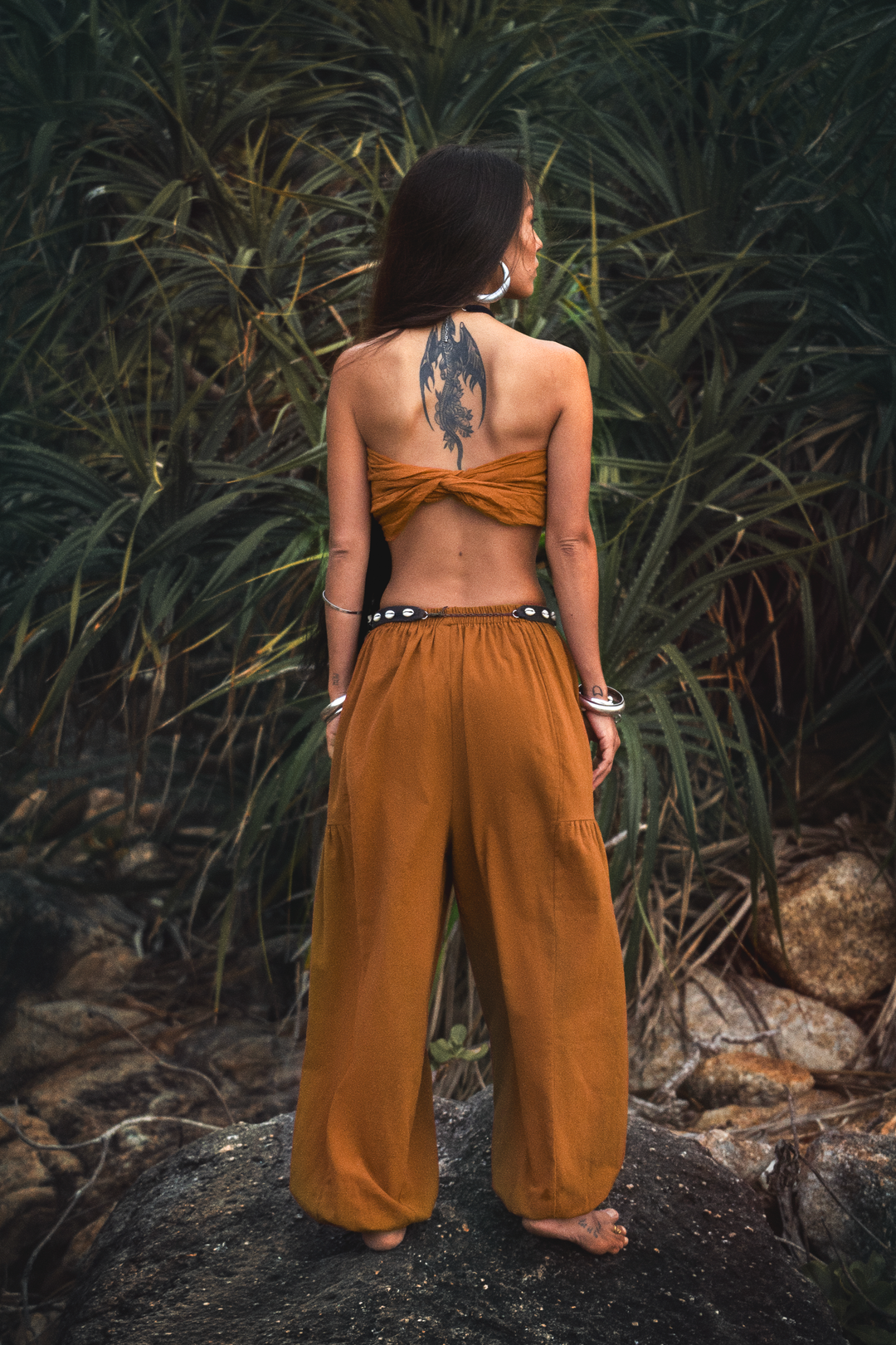 Natural Yoga Pants Aura Copper
