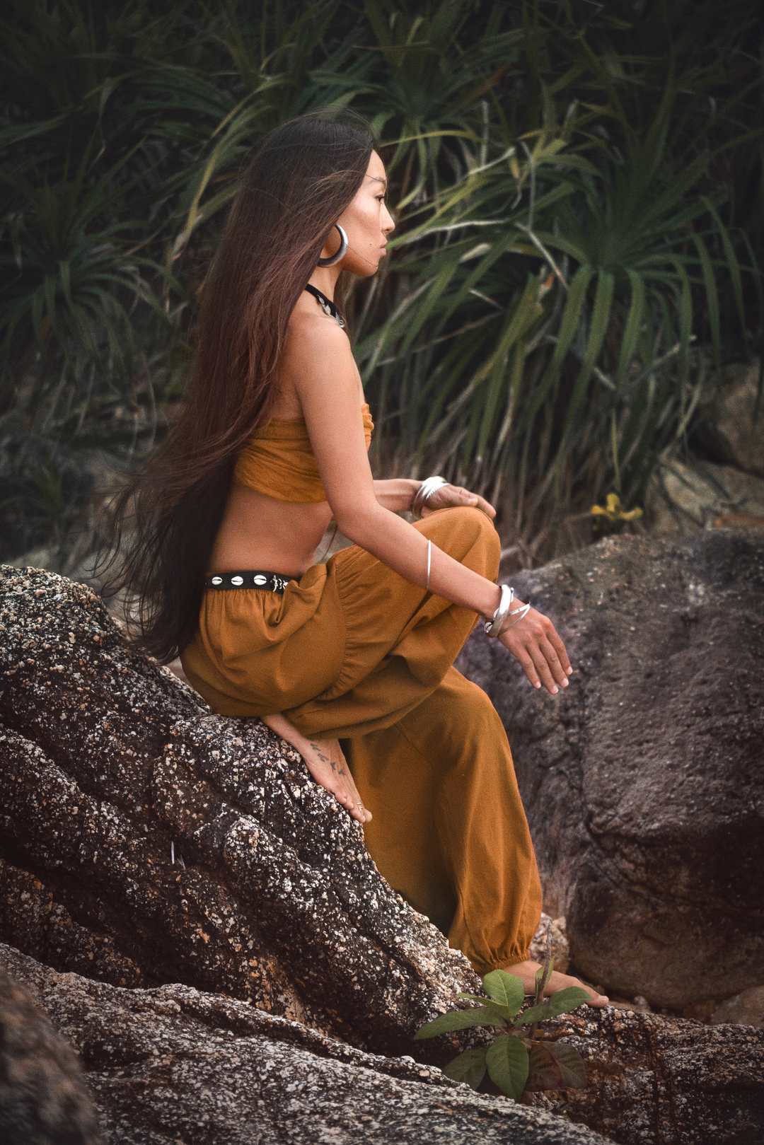 Natural Yoga Pants Aura Copper