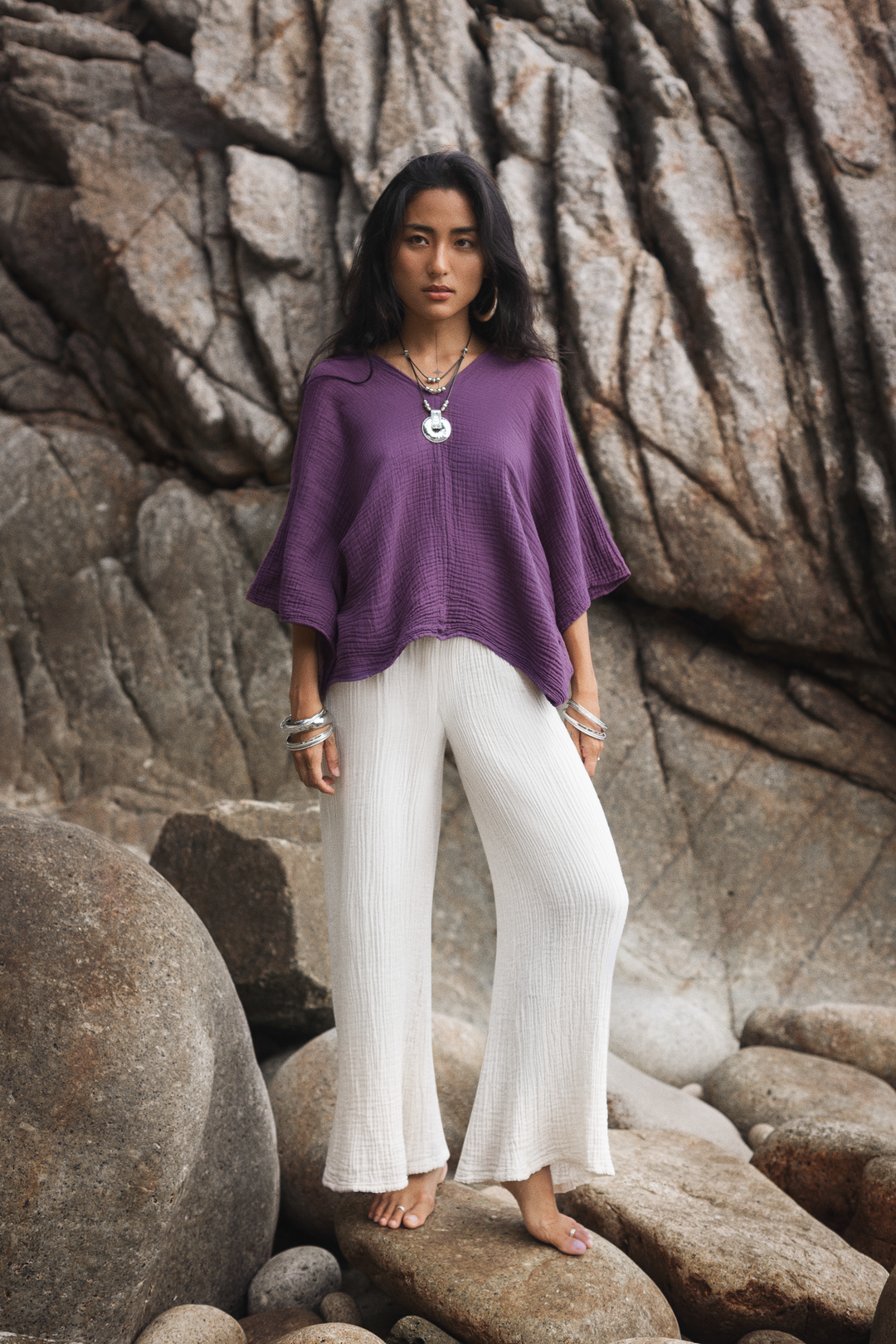 Sola Butterfly Top Purple