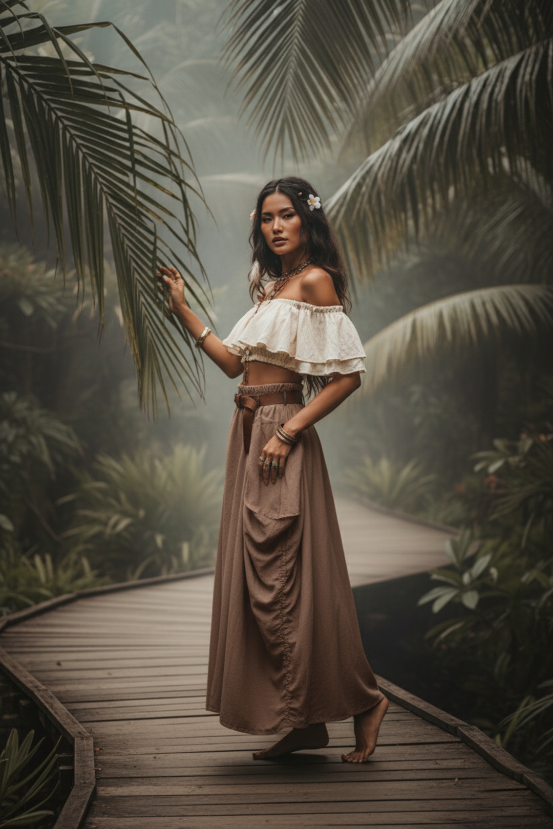 Maxi Skirt Alaina Desert Orchid