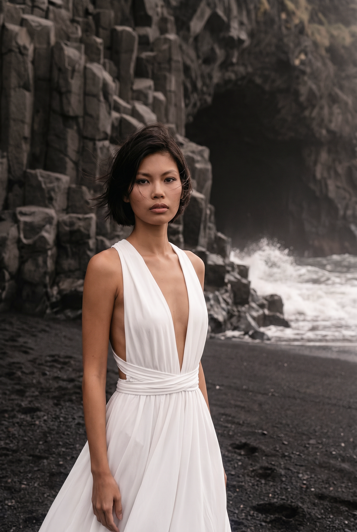 Zephyra Dress White