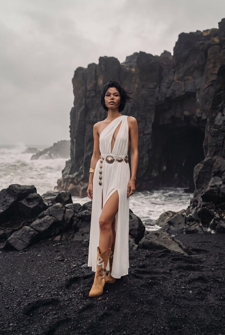 Zephyra Dress White