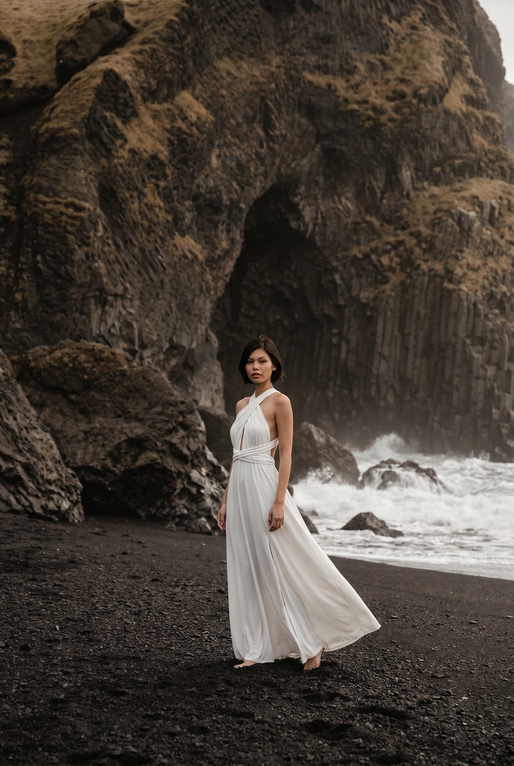 Zephyra Dress White